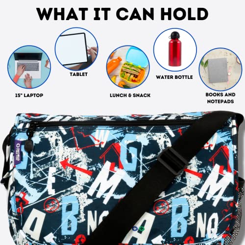 Image of J World New York Terry Messenger Bag for Women Girls School Kids