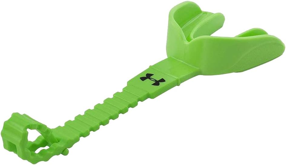 Under Armour Flavor Blast Strapped Mouthguard Youth Hyper Green-Mint R-1-1554-Y