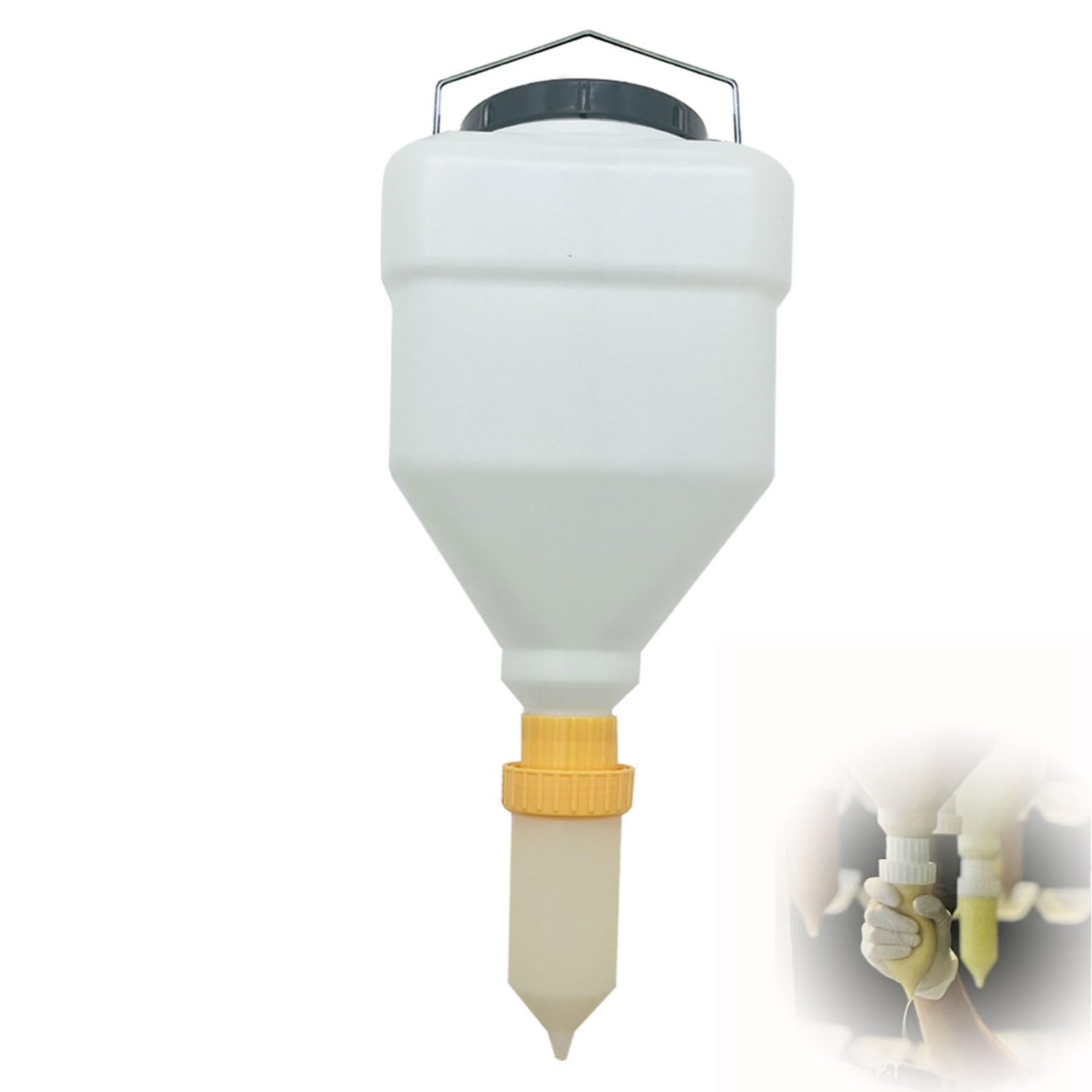 Distributeur de sauce anti-fuite de 3,5 L pour stopper les coulures