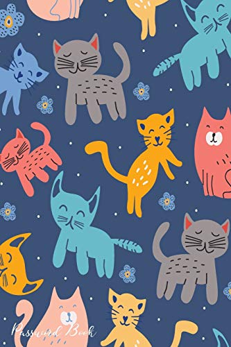 Password Book: Include Alphabetical Index With Scandinavian Cat Kitten Seamless Pattern Password Book: Include Alphabetical Index With Scandinavian Cat Kitten Seamless Pattern