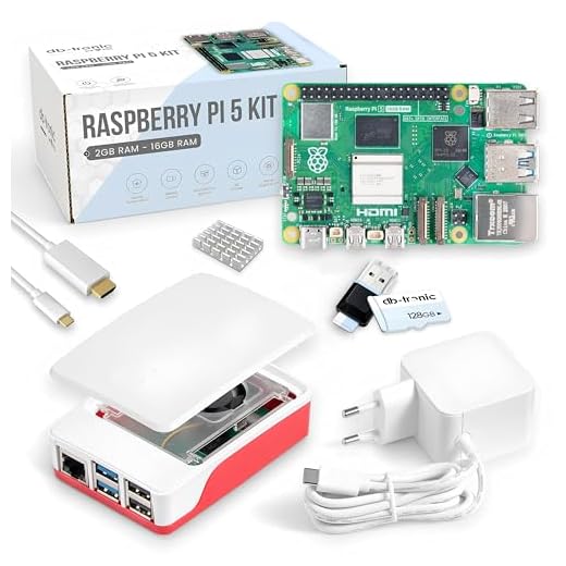 Raspberry Pi 5 Starter Kit 16GB RAM | Edizione 128GB | Alimentatore ufficiale 27W | Case ufficiale con ventola | Cavo Micro-HDMI 4K | Dissipatore in alluminio | Ideale per Smart Home e Home Assistant