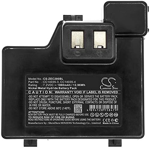 Miniatura 3 de Replacement Battery Compatible for Zebra Cameo 2 (1800mAh/7.2V), CC14035-3 CC14035-4 Battery