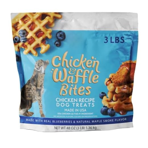 Member Marks Chicken & Waffle Bites Chicken Recipe Dog Treats, 48 oz. PARC-1