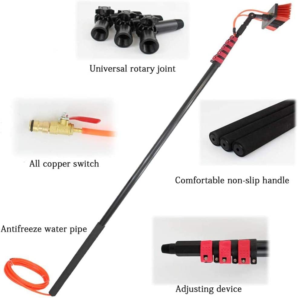 Nettoyer les vitres d'étage sans échelle grâce à la perche extensible - 4