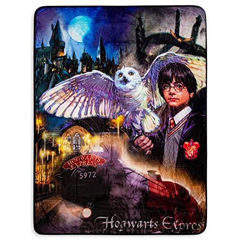 Couverture Harry Potter haut de gamme en polyester Silk Touch