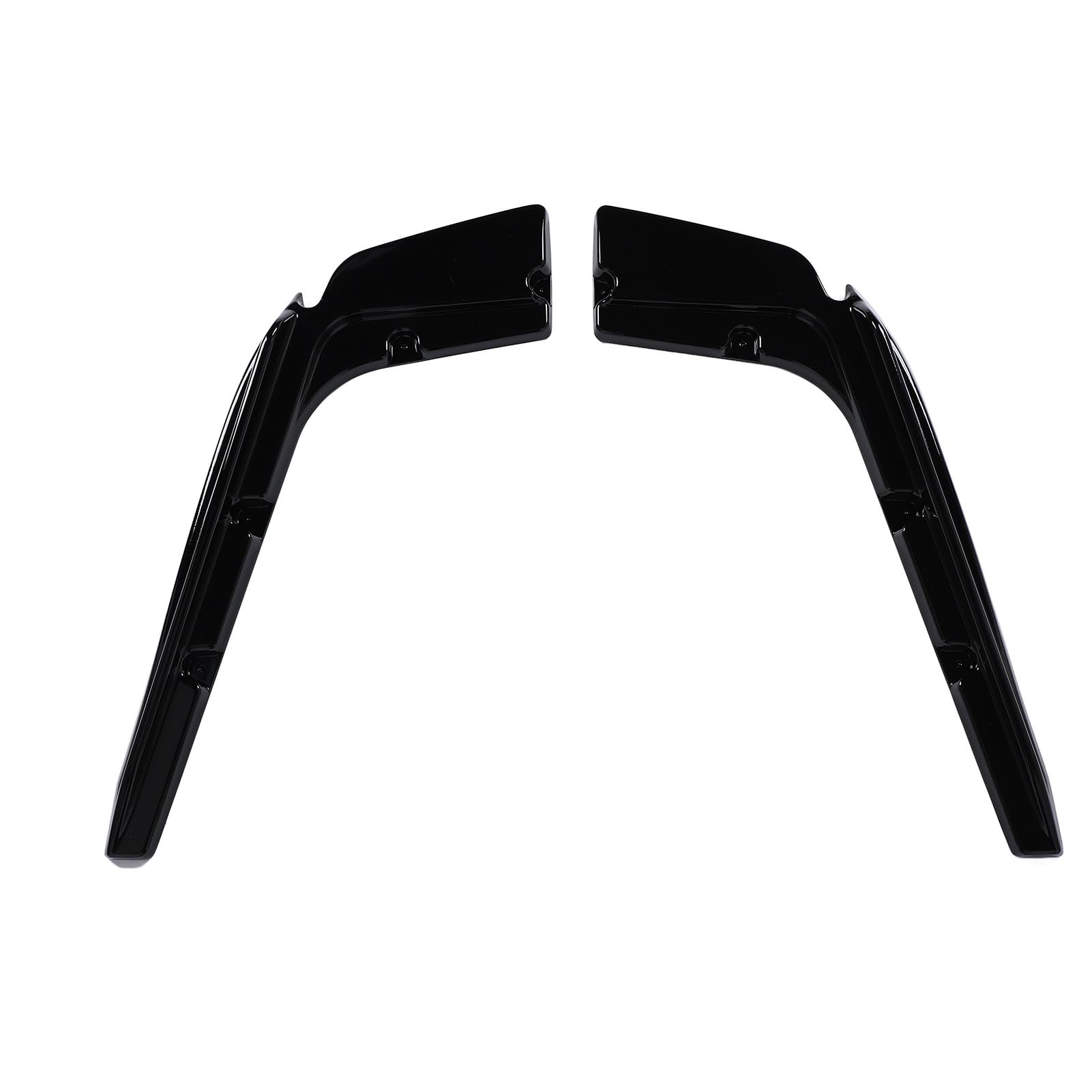 Tylna Zderzak Boczny Splitter Protector, 1 para Błyszczący Czarny Spoiler do Ust do 3 Serii F30 F31 2012-2019
