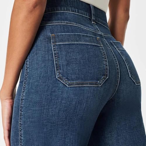 Obormi Tummy Control Wide Leg Jeans, Obormi Cropped Jeans, 2025 Waist Wide Leg Pants4