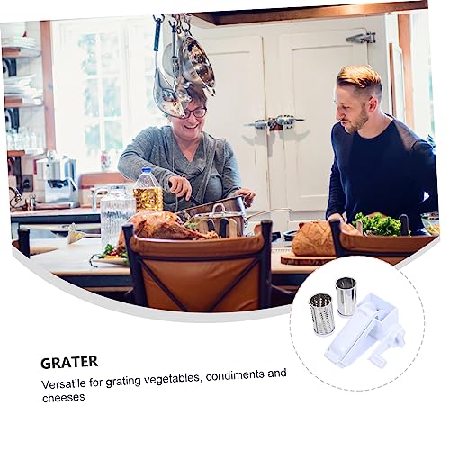 Rallador giratorio de acero inoxidable para queso miniatura 4
