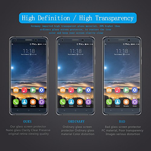 Qoosea Pellicola Vetro Temperato per Oukitel K6000...