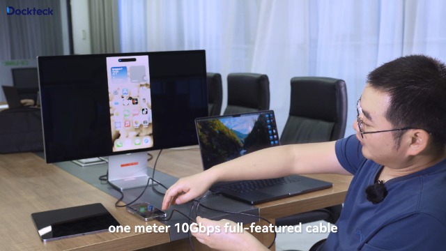 Amazon.com: Dockteck USB C Switch, Bi-Directional Switcher