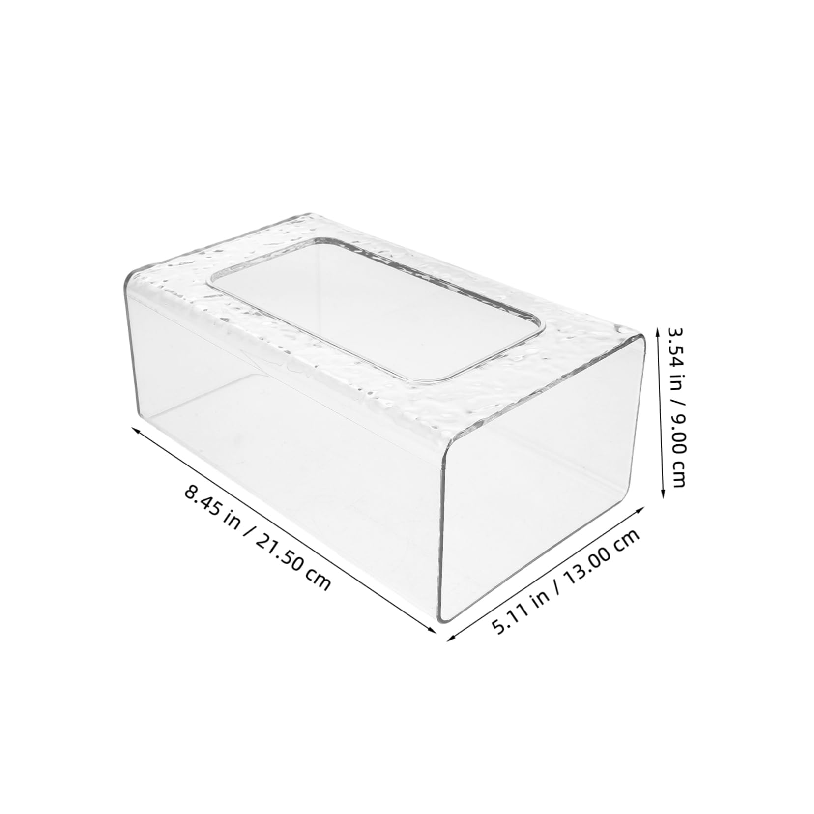 IMIKEYA 4er-Box Taschentuchbox Für Die Wand Gästehandtuchhalter Tablett Papierhandtuchhalter Zur Wandmontage Tissue-etui Zur Wandmontage An Der Wand Befestigter Taschentuchkasten Plastik