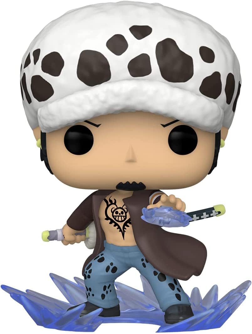 POP One Piece - Trafalgar D. Law Room Attack (AAA Anime Exclusive) Funko Vinyl Figure (Bundled with Compatible Box Protector Case), Multicolor, 3.75 inches