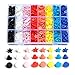 liaobeiotry 360 Set Resina T5 Bottoni in plastica Bottoni a Pressione per Abbigliamento Abbigliamento per Bambini Bavaglini Pannolini Tessuti di Lana Bottoni Spille