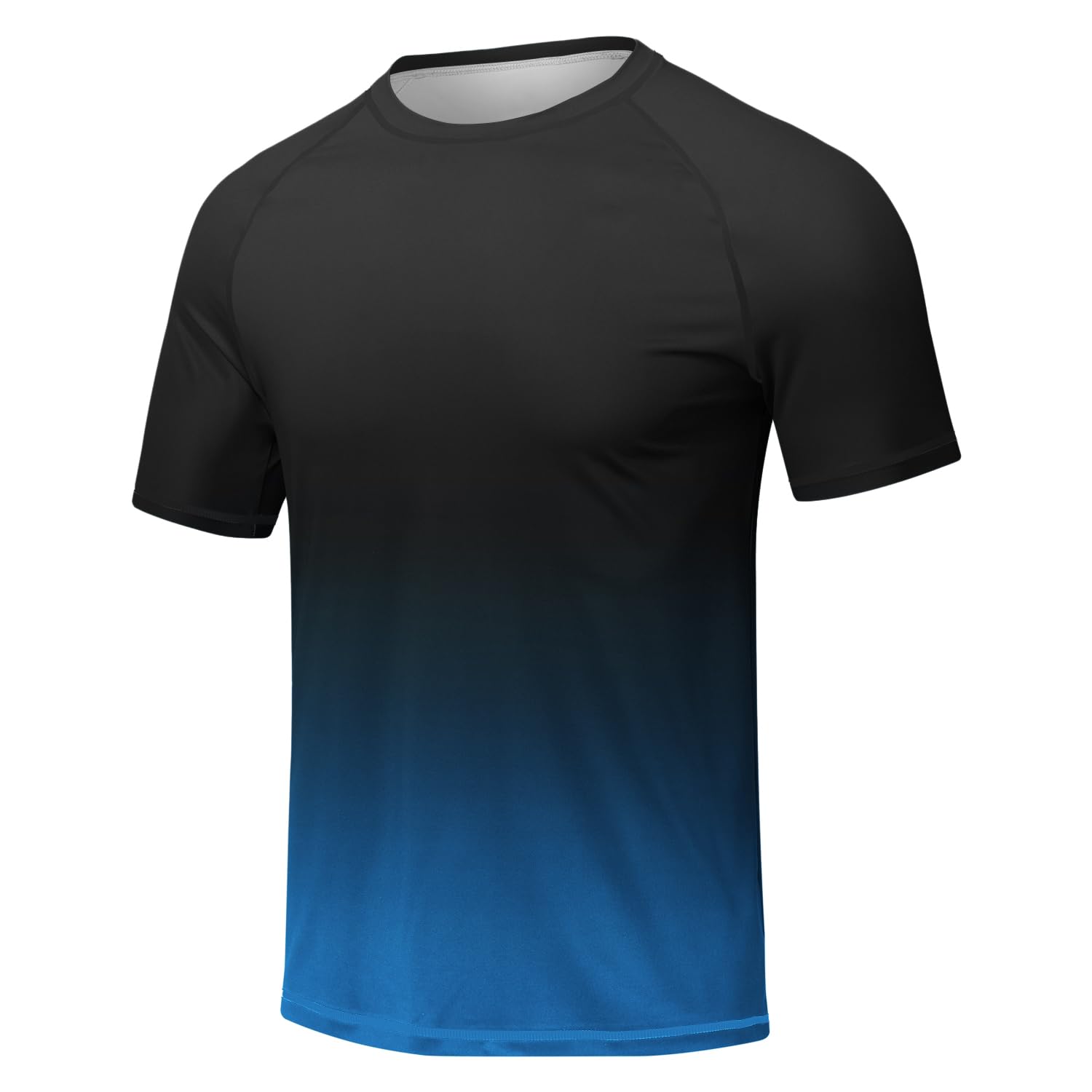 Huayuzh UV Shirt Herren Rashguard T-Shirt UPF 50+ Schnelltrocknend Leicht Atmungsaktiv für Schwimmen Surfen Wandern