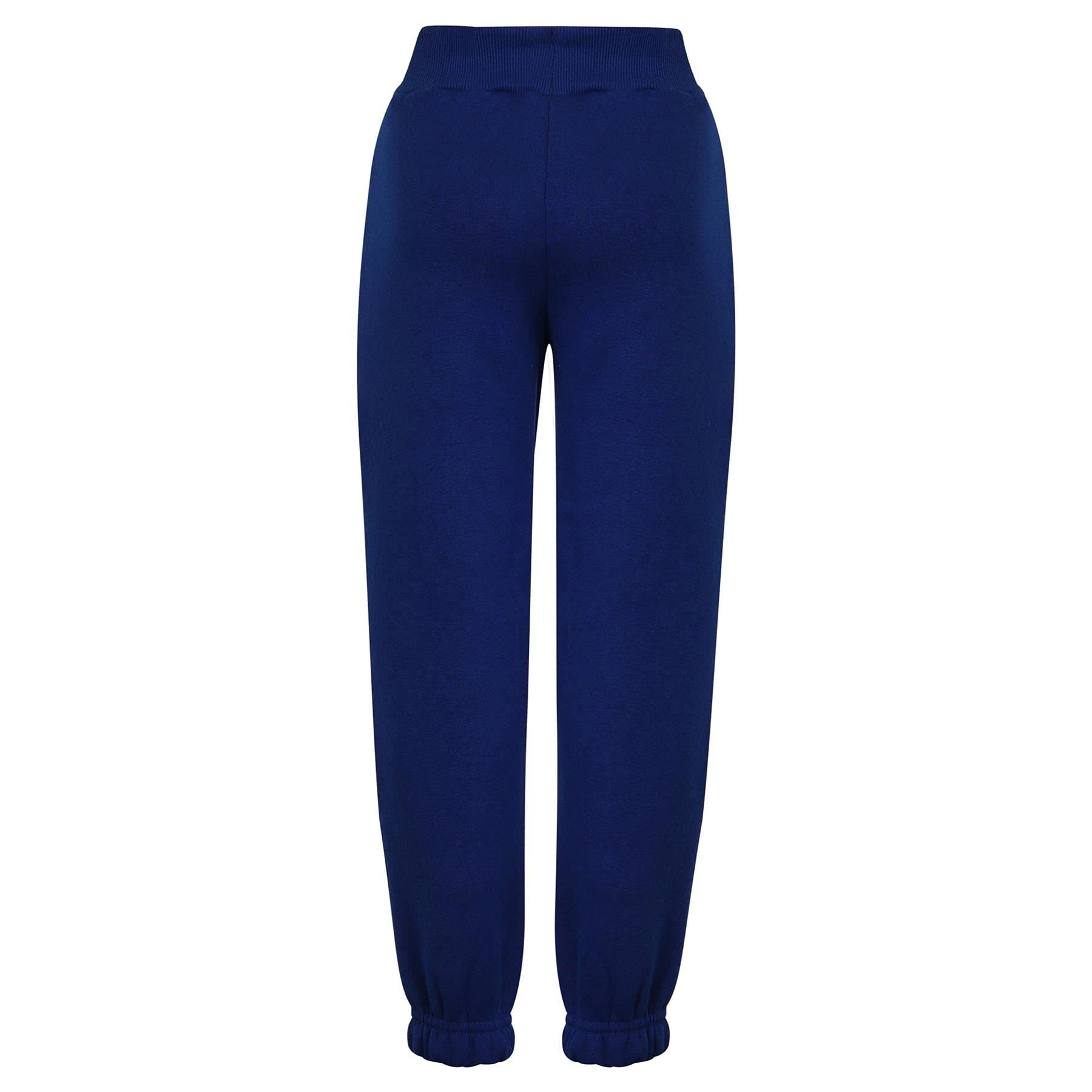 A2Z 4 Kids Chándal unisex de cuello redondo de forro polar para niñas y niños - T.S Plain Jumper 108 Royal 7-8