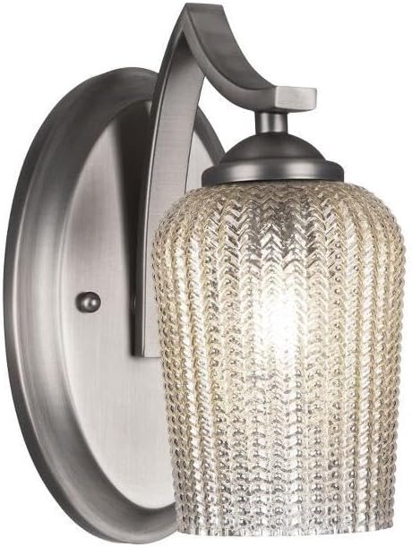 Toltec Lighting Zilo 1 Light Wall Sconce in Graphite (551-GP-4253)
