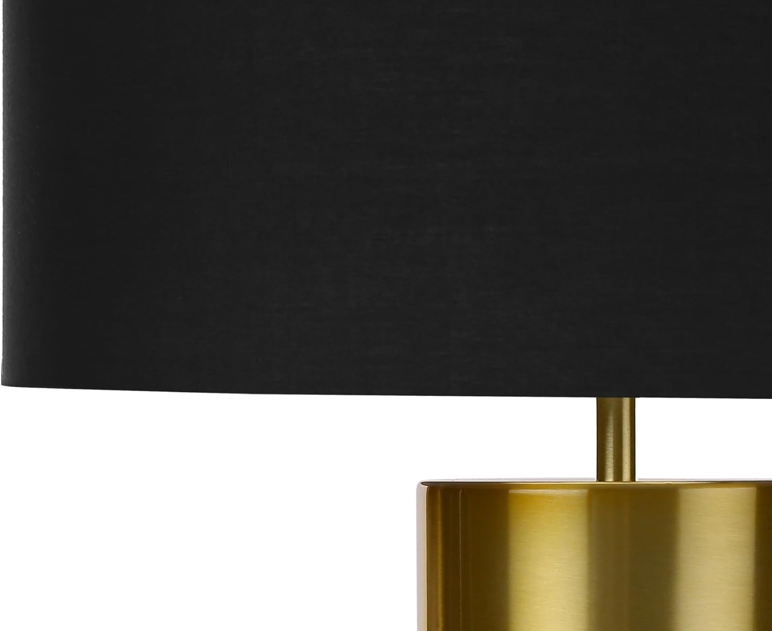 Monarch Specialties I 9629 LightingTable Lamp, Black Concrete, Black Shade, Contemporary