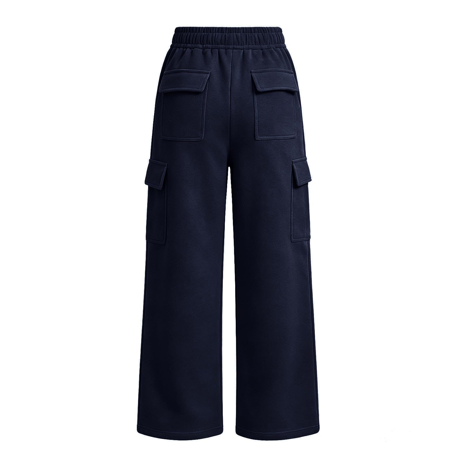 3er Pack Baggy Jogginghose Kinder High Waist Sweatpants Unisex mit Taschen