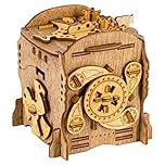 iDventure Cluebox - Captain's Nemo Nautilus - Juego de Escape Room - Caja de Rompecabezas 3D complicada Rompecabezas de Madera - Juegos de ajos únicos - Juegos de Escape Box para Adultos y Caja de
