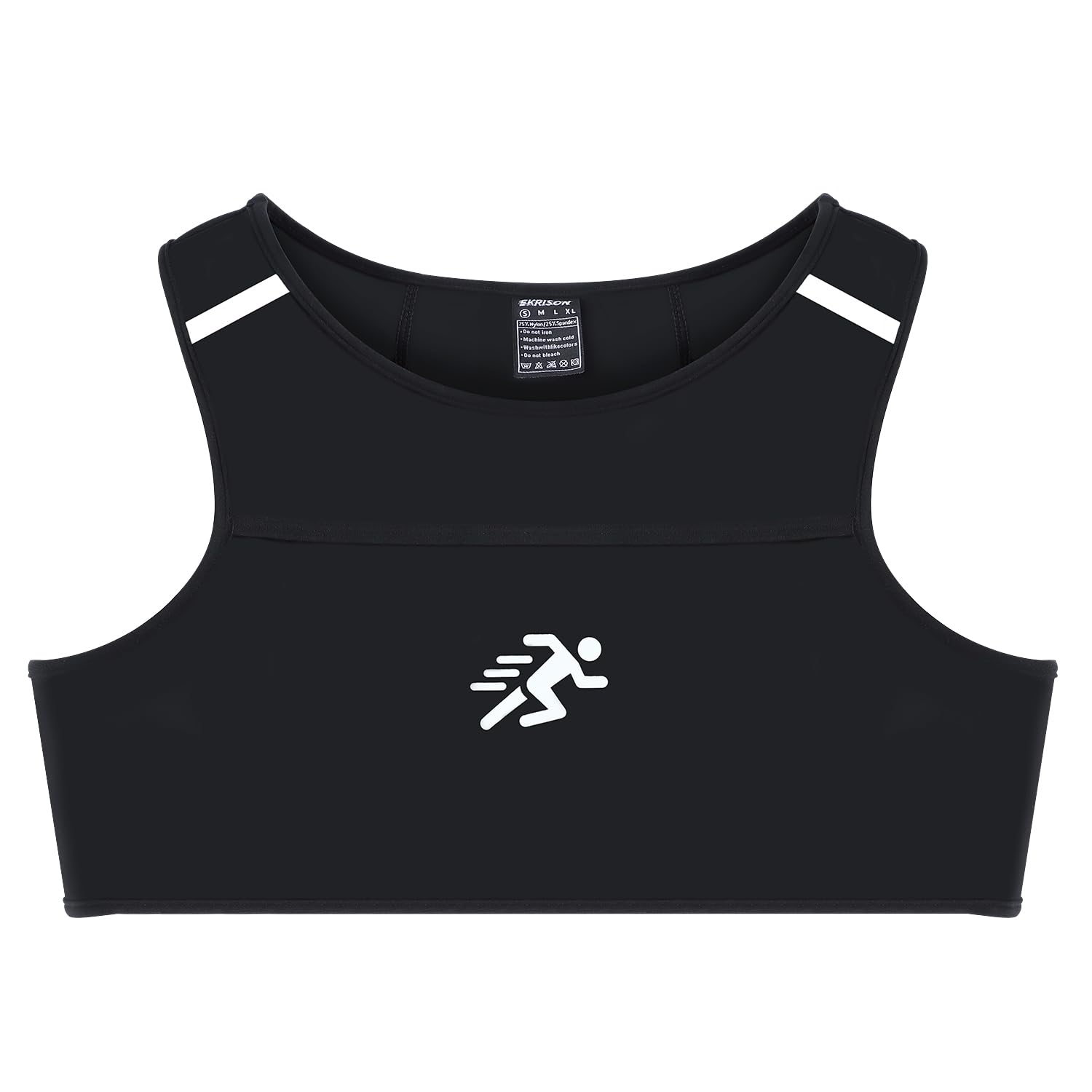 Chaleco de correr para correr, equipo deportivo para deportes al aire libre, gimnasio, deportes, chaleco con tira reflectante para hombres y mujeres