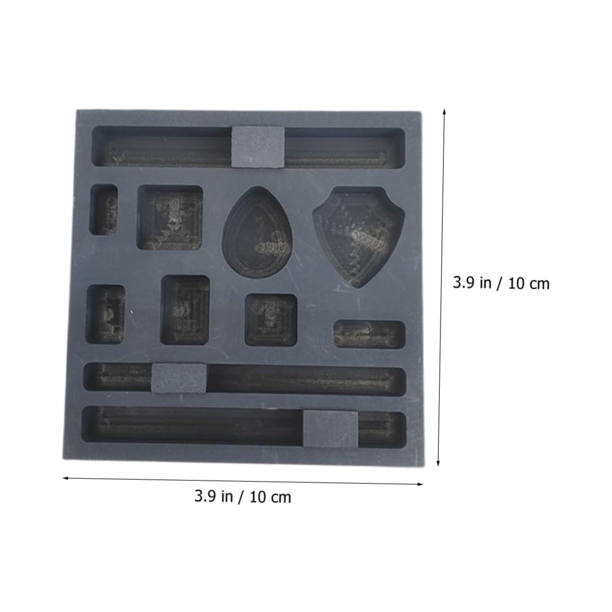 STOBOK 11 Graphite Oil Tank Porous Graphite Mold Melting Refining Gold Graphite Molds for Casting Metal Mold Casting Sand Mold Casting Mold Precious Metal It Can Move