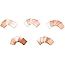 Honbay 25pcs 5 Sizes 15x15mm IC Chipset GPU CPU Thermal Heatsink Copper Pad