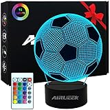 【Children safety】 football kids night light Bajo voltaje, doble protección de resistencia, bajo calor de trabajo. Las fuentes de luz utilizan el LED de alta calidad, que es suave y uniforme, no parpadea, no deslumbra, regulable, inofensivo para los ojos de los niños y La lámpara de fútbol es el compañero perfecto para dormir.