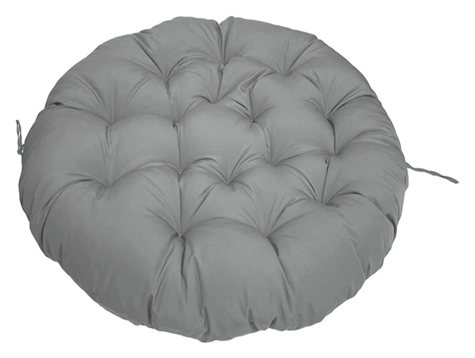 Cushion 40-180cm Papasan Round Chair Cushion, Waterproof Overstuffed Removable,Hanging Swing Pad For Garden Terrace (Color : Matte Black, Size : 170x170cm)