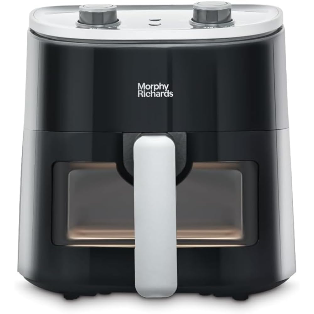 Morphy Richards 3.5L Manual Air Fryer, Digital Temperature Control, Non Stick Technology, Overheat Protection, 480007 , Black