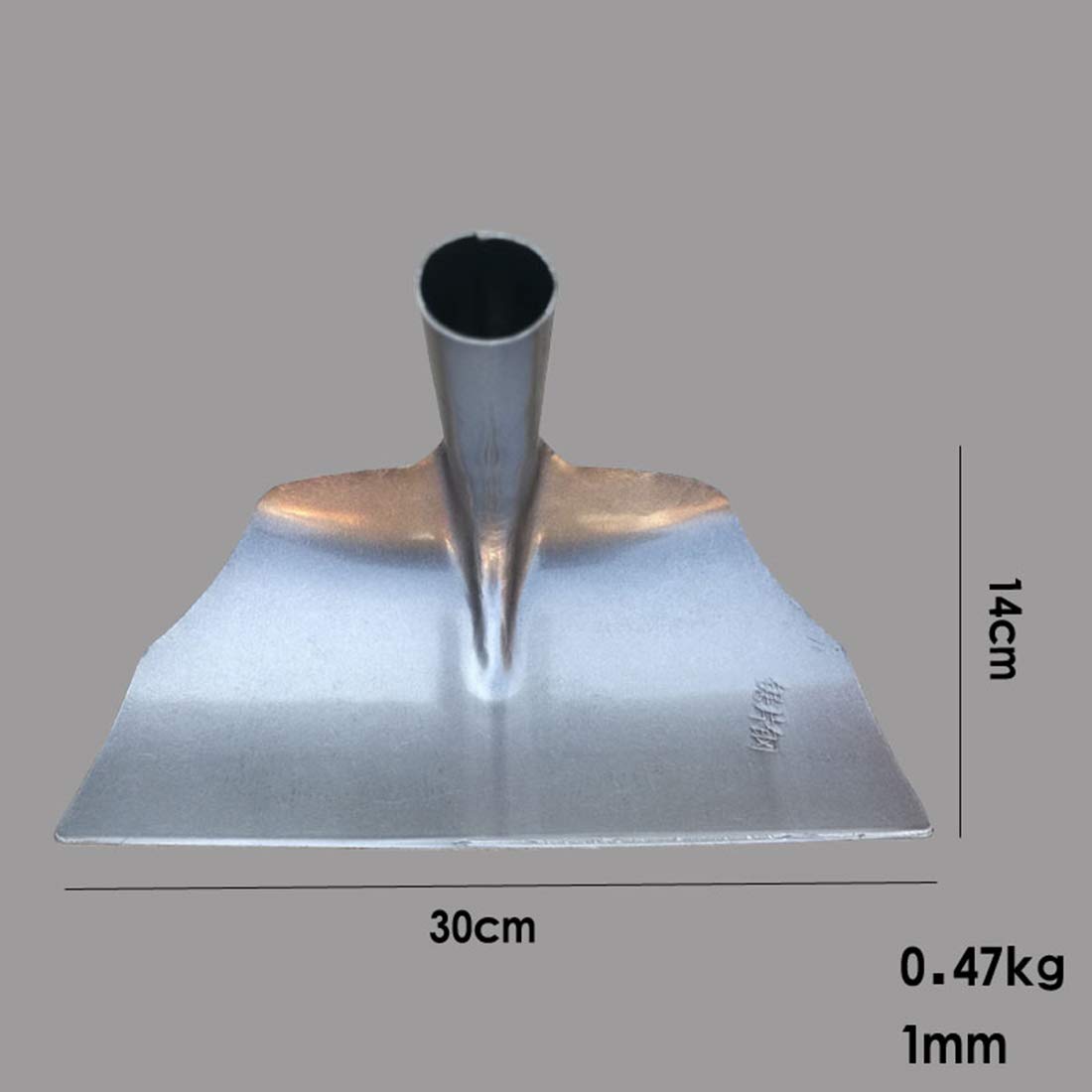 Landwirtschaftliche Taro 30cm-70cm Mehrzweckschaufel Stahlplatte Gartenhacke Kopf Geschmiedete Hacke mit Kohlenstoffstahl Klingenkopf (30cm Breit)