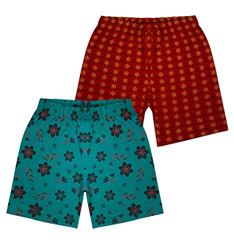 Image of MIST N FOGG Girls Cotton Printed Casual Shorts (2 Years to 12 Years)�