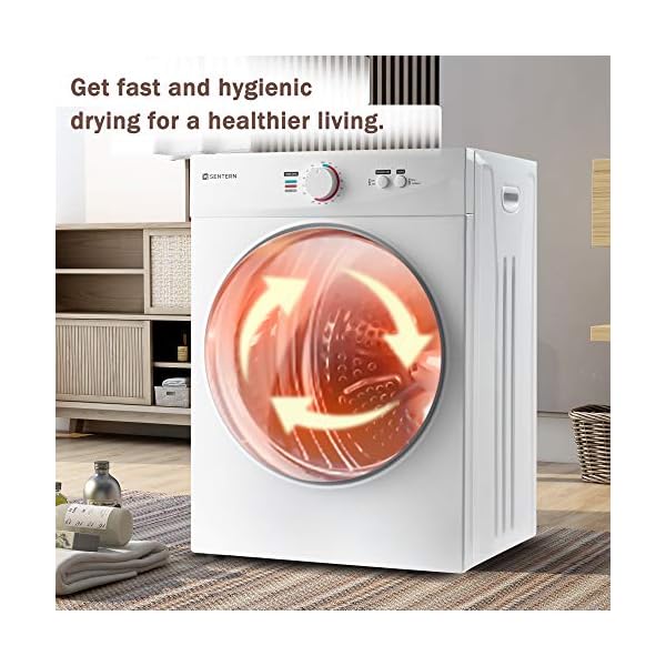 Sentern Portable Dryer Front Load, Compact Electric Clothes Dryer with