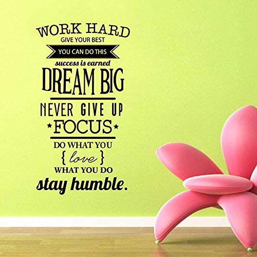 Wall Sticker Of English Family/House Rules/Quotes/Saying Dream Big Inspiration Quotes, Diy Home Decoration Wall Art Decor Decal #TOP2