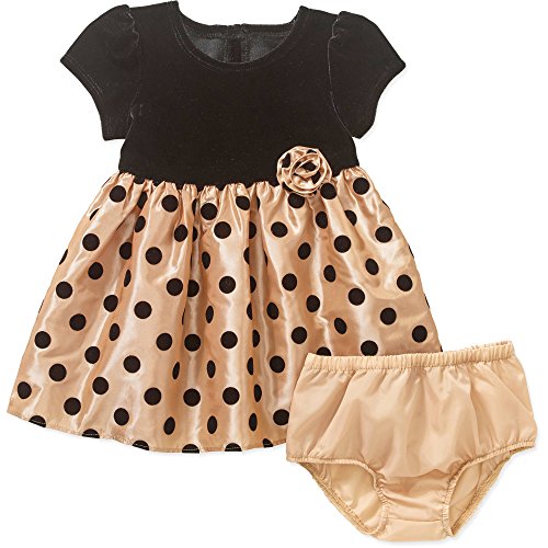 black and gold infant outfit