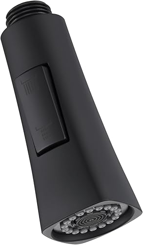 Miniatura 10 de APLusee Reemplazo de cabezal rociador de grifo de cocina, 2 modos de boquilla de cabezal rociador extraíble para fregadero, cromo