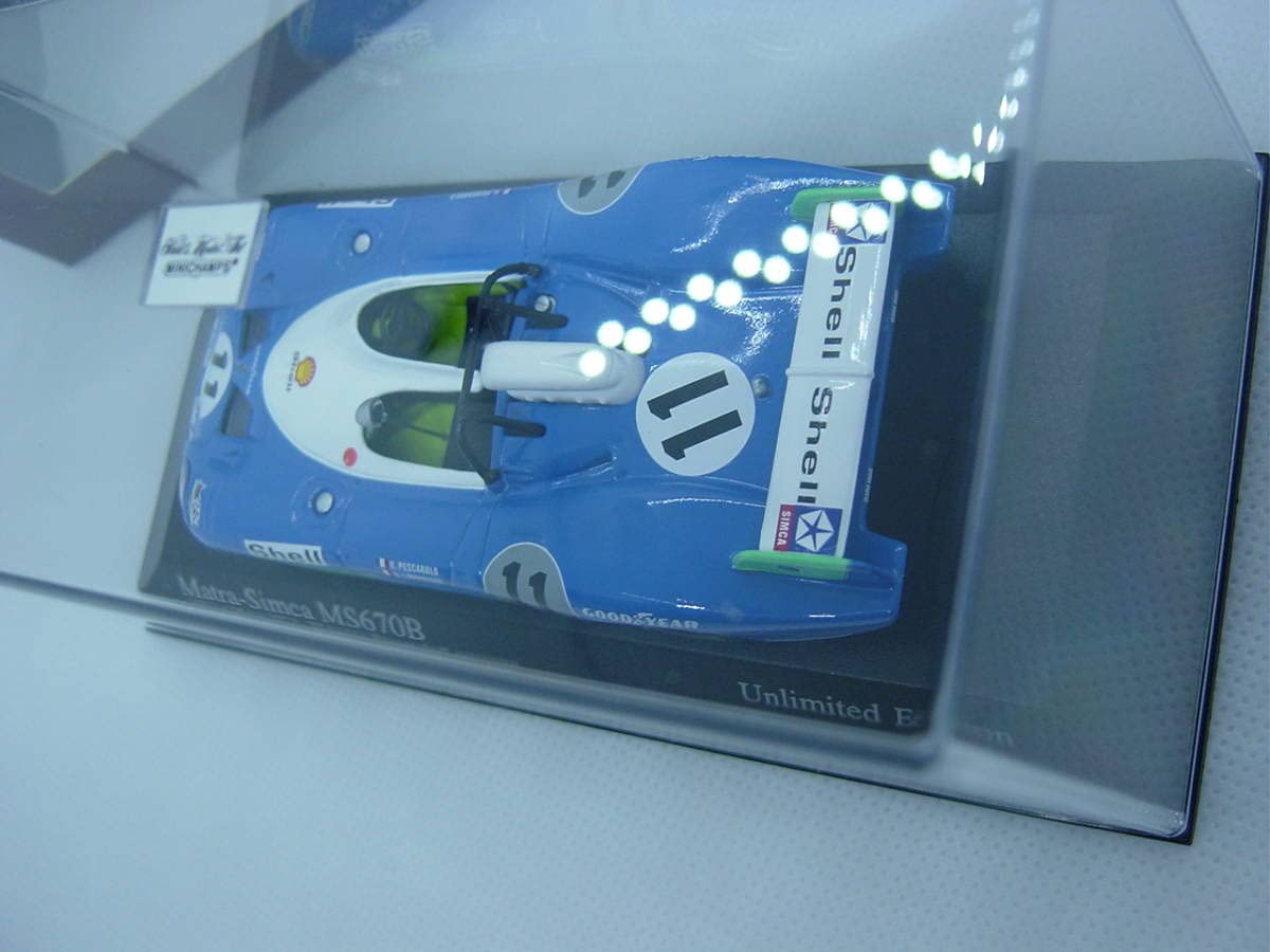 Miniature Matra-Simca MS670b – 24h Du Mans 1983 – Collection Minichamps 1/43, édition Limitée, N°11