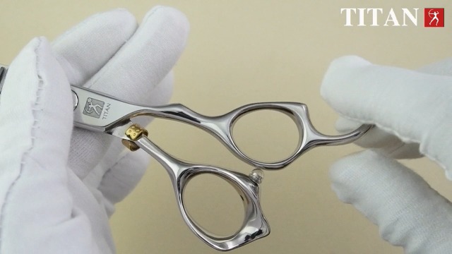 Titan T3D60 Professional Barber Scissors 6” 440C Japanese Steel