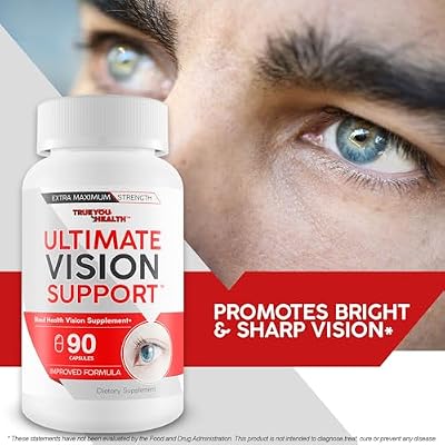Ultimate Vision Support - Our Best Improved Formula Eyesight Supplement - Vitamin A Lutein and Zeaxanthin Supplements - Eye Vision Focus Supplement for Eyes Vitamins for Clear Vision Pills