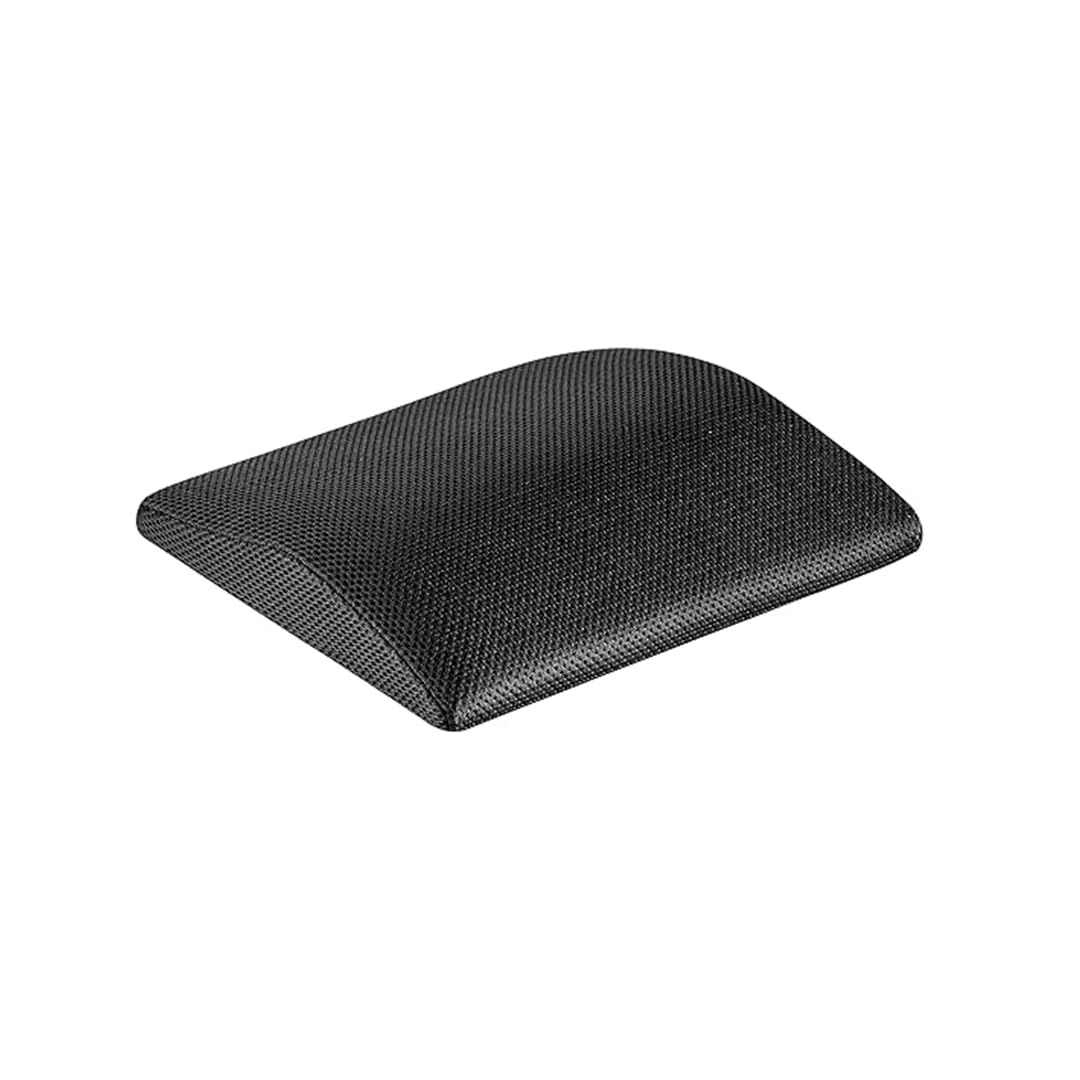 The White Willow Memory Foam Small Size Travel Lumbar Back Support Chair Cushion Pillow for Car, Airplane, Long Drive with Breathable Cover (11" L x 9.5" W x 2" H, Black)-picture-10
