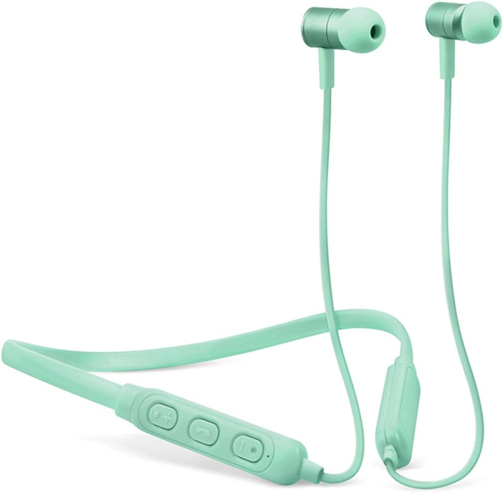 Earbuds BAND-IT Peppermint | In-Ear Bluetooth Headphones with Neckband