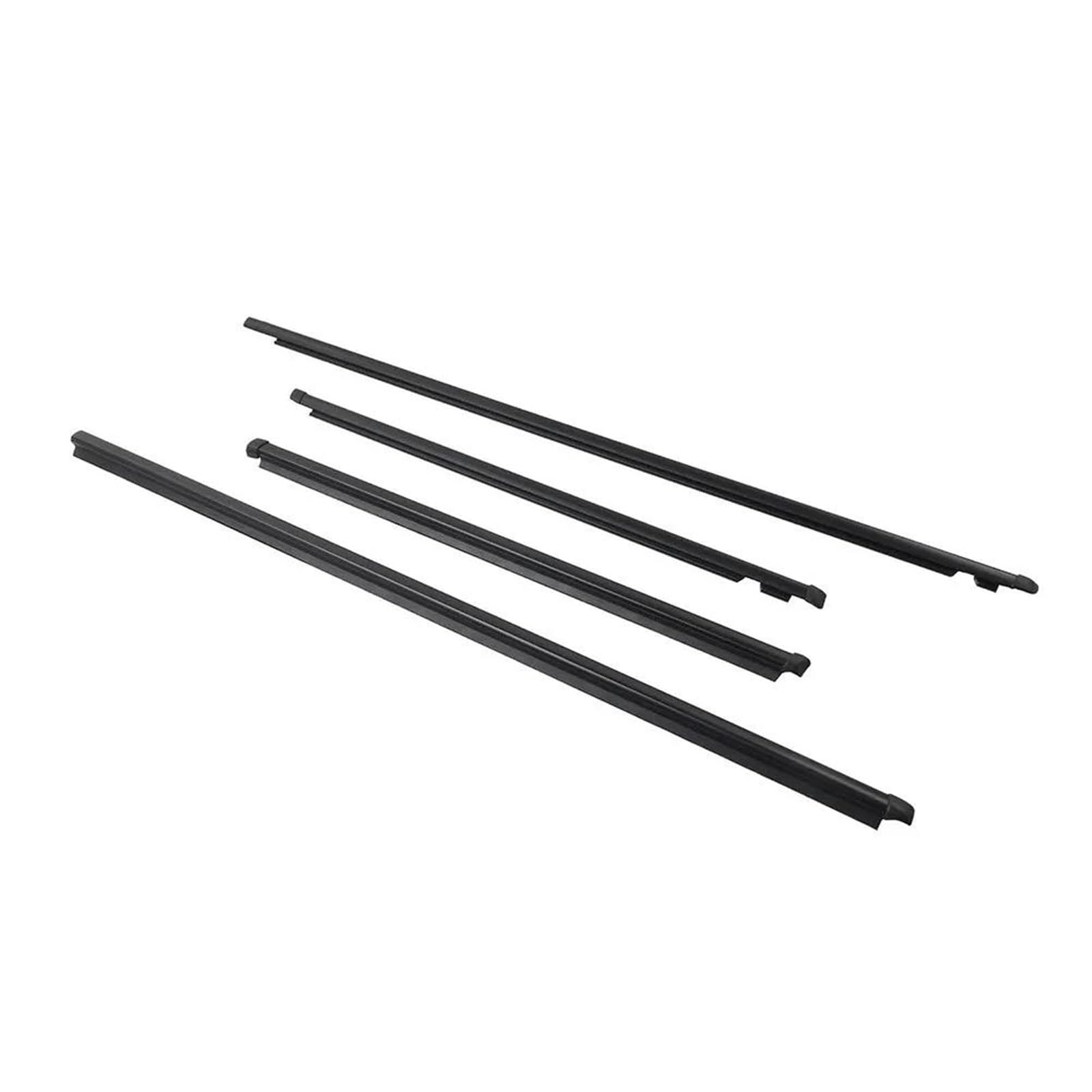 HPZPRPCEW for Toyota for Vitz for Yaris for Echo 1999-2005 4PCS Car Outer Windows Rubber Weatherstrip Sealing Strip