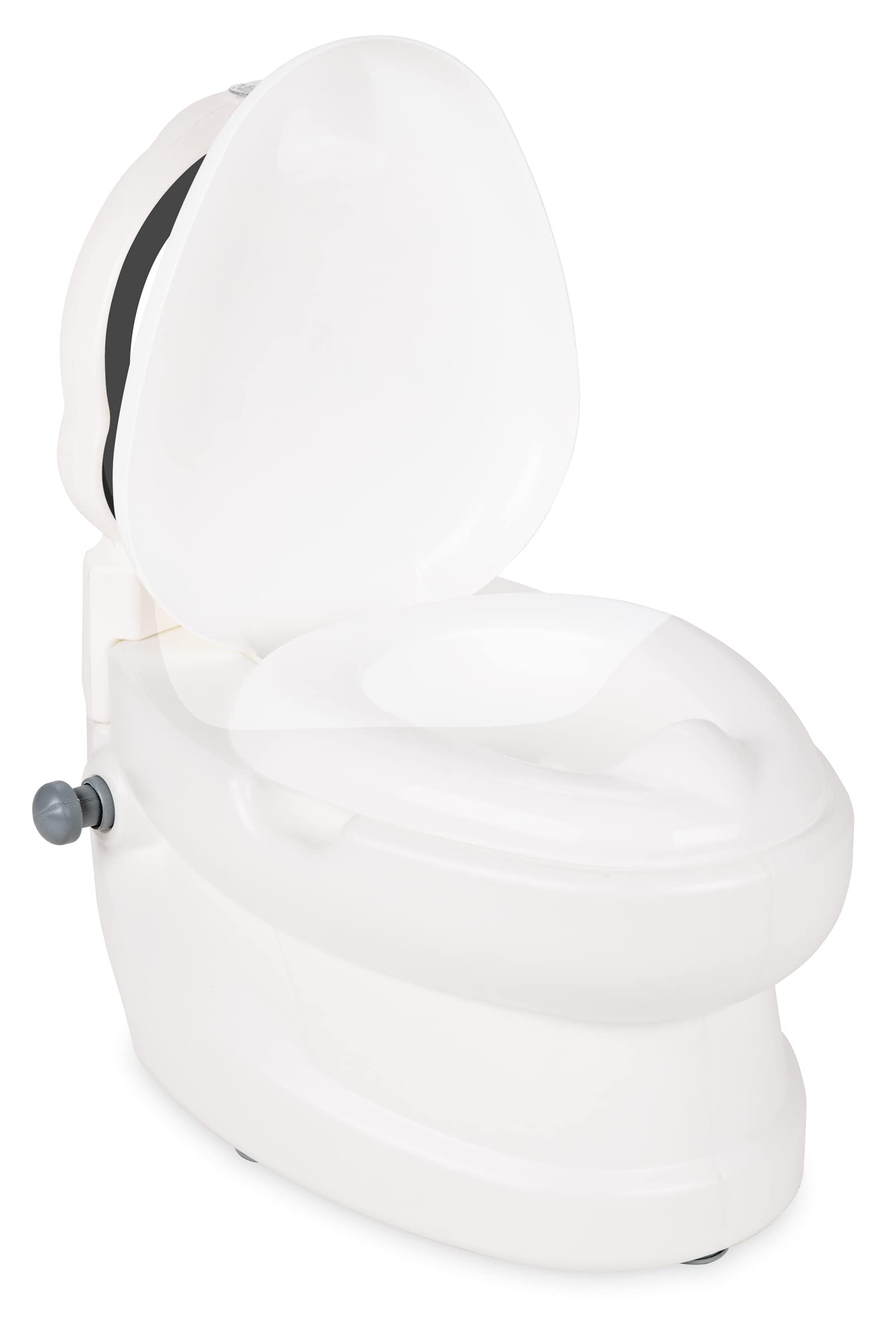 JAMARA Il mio Piccolo WC Pinguino con Suono e Porta Carta igienica - vasino, Facile da Pulire, Bordi arrotondati, Bottoni a Ventosa per Una buona Presa