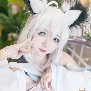 Amazon.co.jp: コスプレ ウィッグ に適合する 白上フブキ フブちゃん
