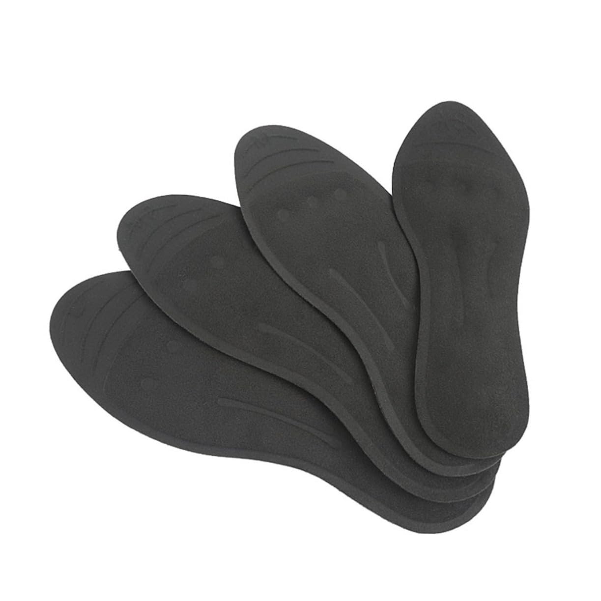 3stücke Tpu Flüssige Massage Orthopädische Einlegesohlen Schwarz Xs Dämpfung Für Fußschmerzen Plantarfasziitis Und Fersensporn Glycerinfüllung Für Therapeutische Entlastung