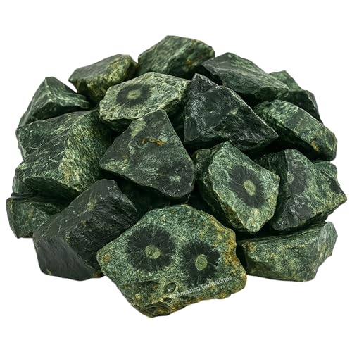 Image of Amazing Gemstone 2 Pieces Kambaba Jasper Raw Crystals and Healing Stones, Natural Rocks for Tumbling and DIY Raw Stones and Crystals