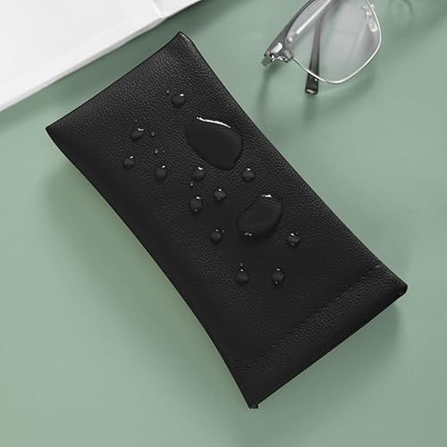 Miniatura 4 de SteelFever Paquete de 3 fundas de cuero suave para lentes de sol, bolsa portátil para lentes de sol, para mujeres y hombres