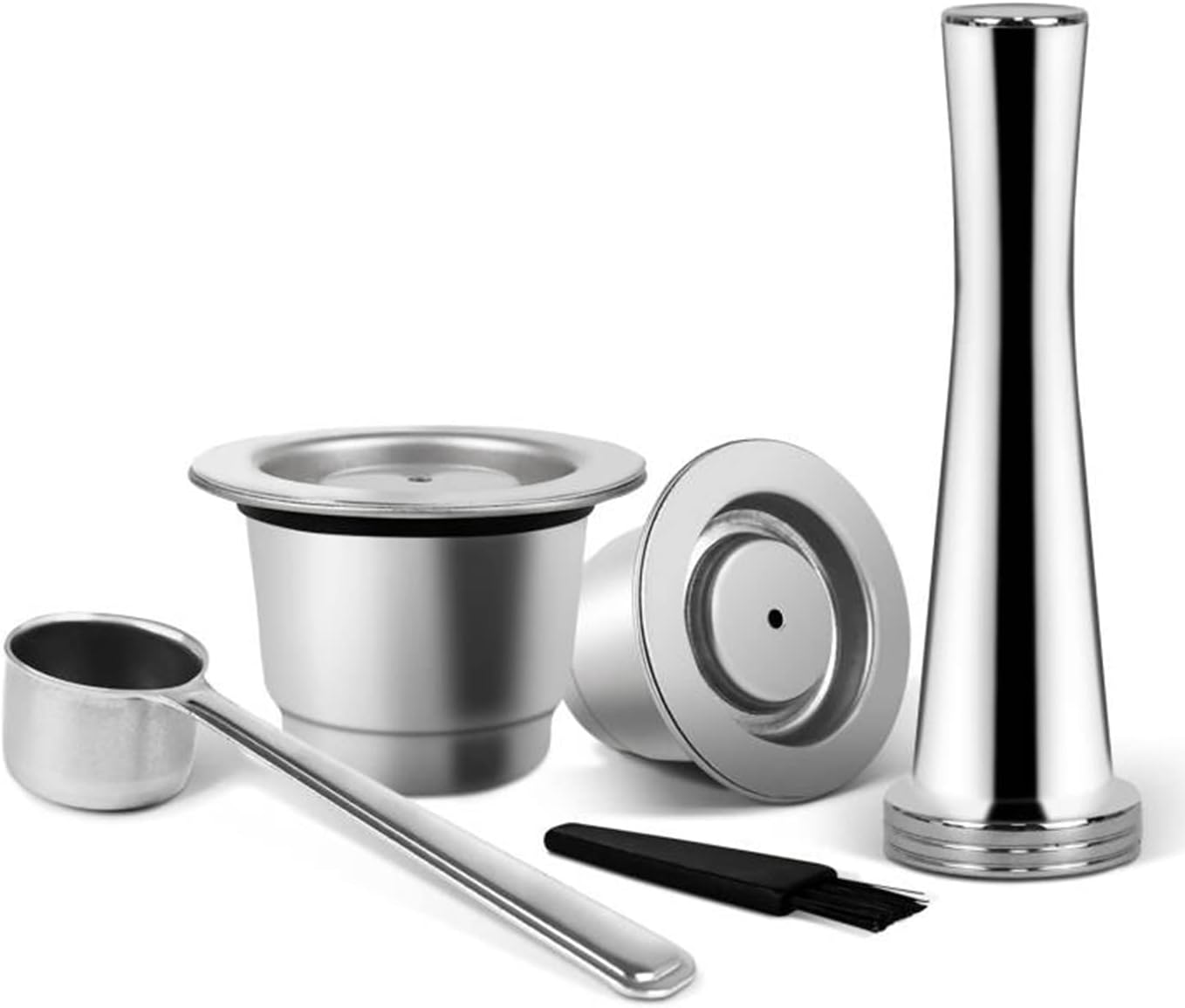 LIHONG Reusable Coffee Pods, Stainless Steel Reusable Coffee Capsules, Reusable