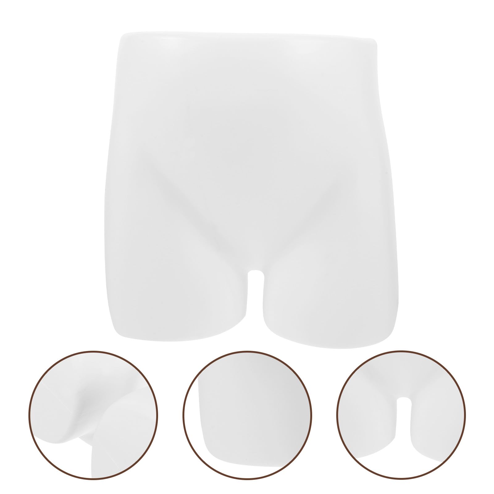 Veemoon Présentoir Plastique Blanc pour sous-vêtements Garçon et Filles, Mannequin Spécial Forme pour Exposer Slips et Caleçons à Domicile, Finition Délicate et Maintien sans Plis