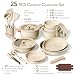 CAROTE 25PCS Ceramic Cookware Set, Pots and Pans set Non Stick, RV Kitchen Cooking Set Removable Handles, Oven Safe, Induction Cookware, Non-toxic Kitchen Cooking Set, PFAS and PFOA Free