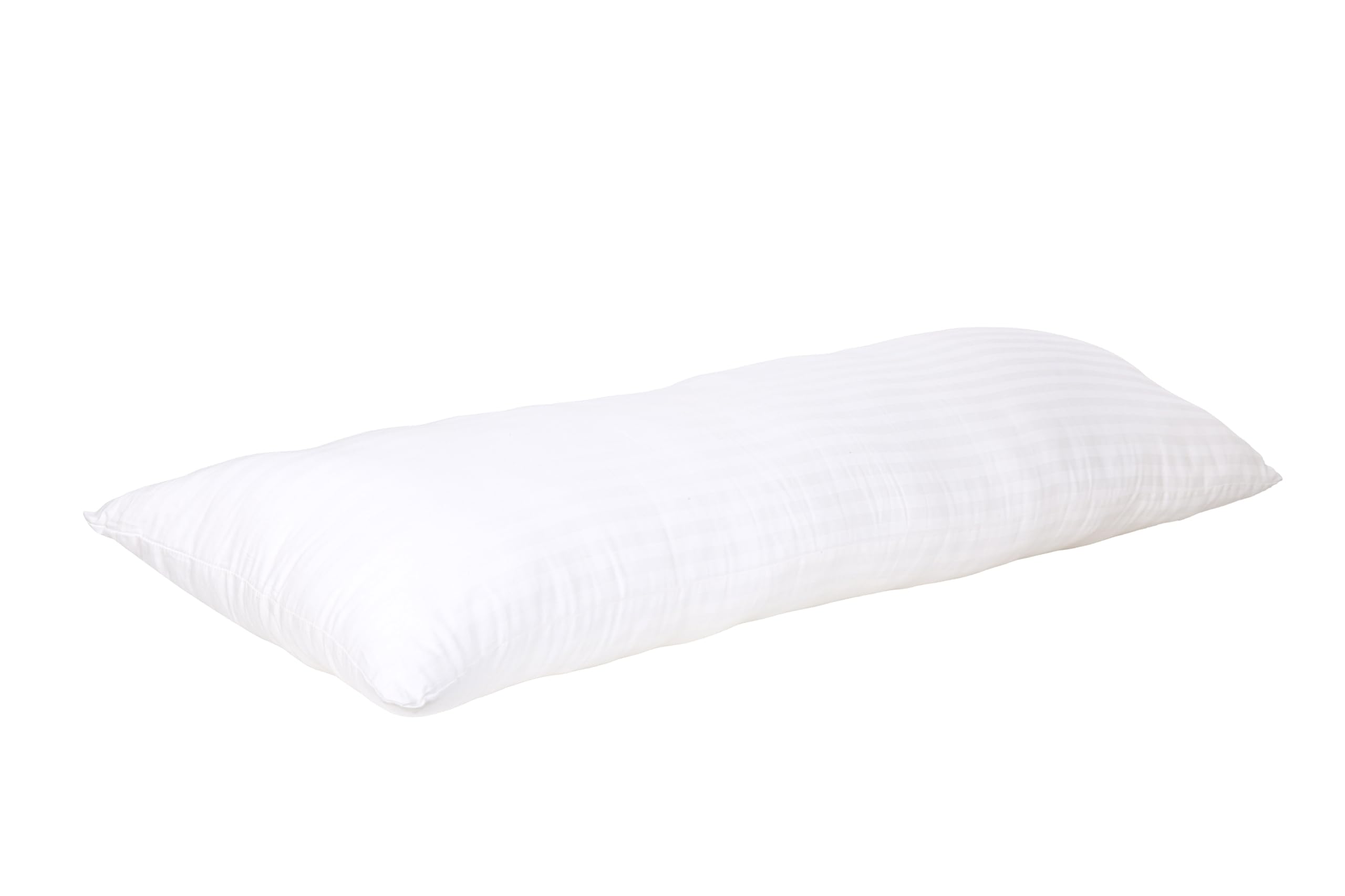 Body Pillow use for Side Sleeper, Cuddle, Hug, Pregnancy, 18 x 54 inches Pack of 1 (Long Pillow, White)